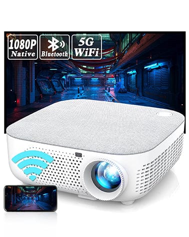 Projector 1080P Native Support 4K Movie/TV Video G1